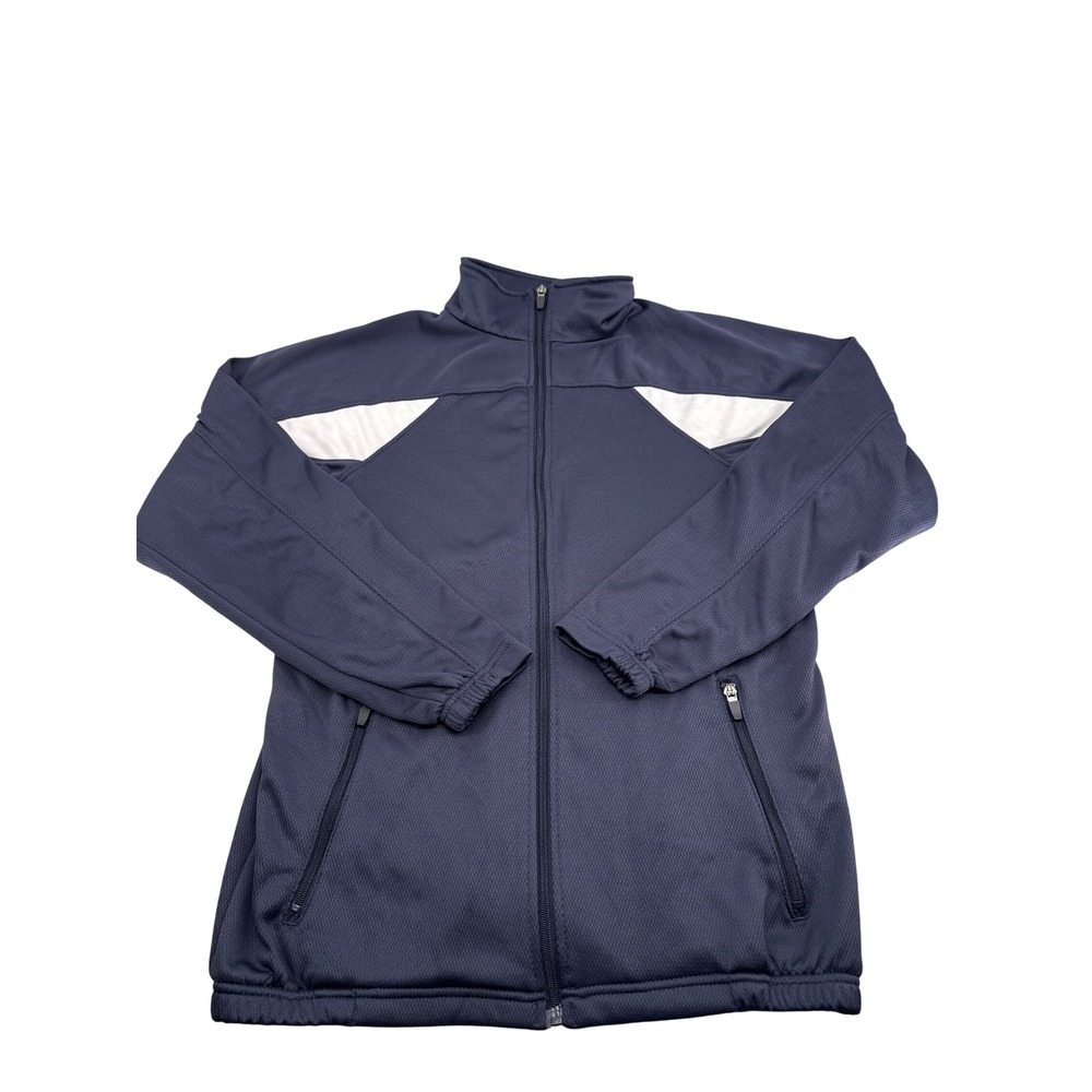Holloway Mens Navy Blue White Full Zip Track Jacket Small NWT 229156